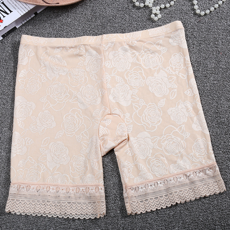 European And American Style Sexy Lace Lace Women's Boxer Briefs Seamless Girl Safety Pants Insurance Pants Wholesale Application Scenario