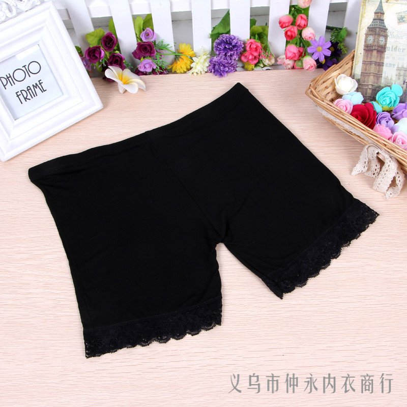 Hot Selling Bamboo Fiber Fashion Cotton Safety Pants Ladies Underwear Pants Corner Lace Manufacturers Fen Direct Sales details Picture