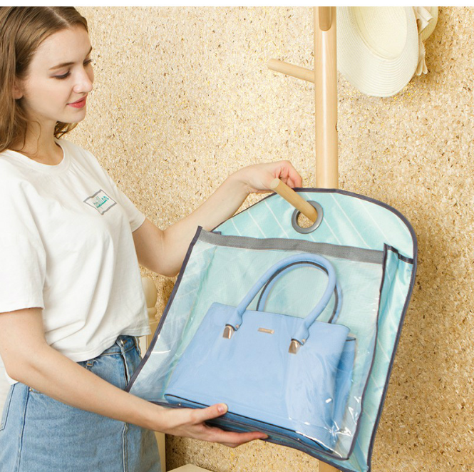Double-sided wardrobe bags, storage bags, wall-mounted dust-proof bags, wardrobe hanging bags details Picture