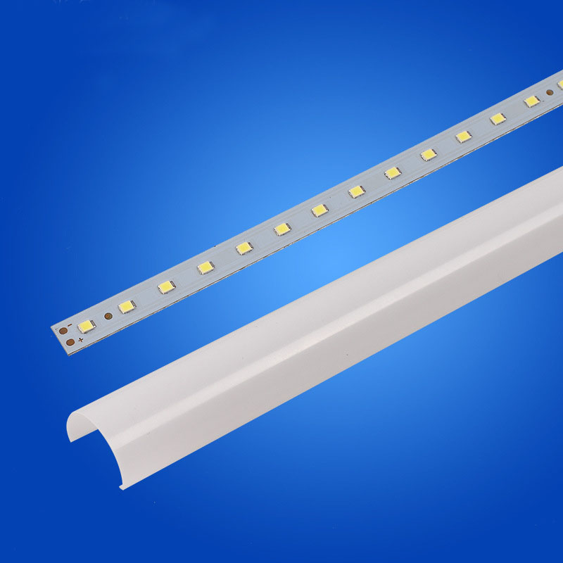 LED tube installed under kitchen cabinets