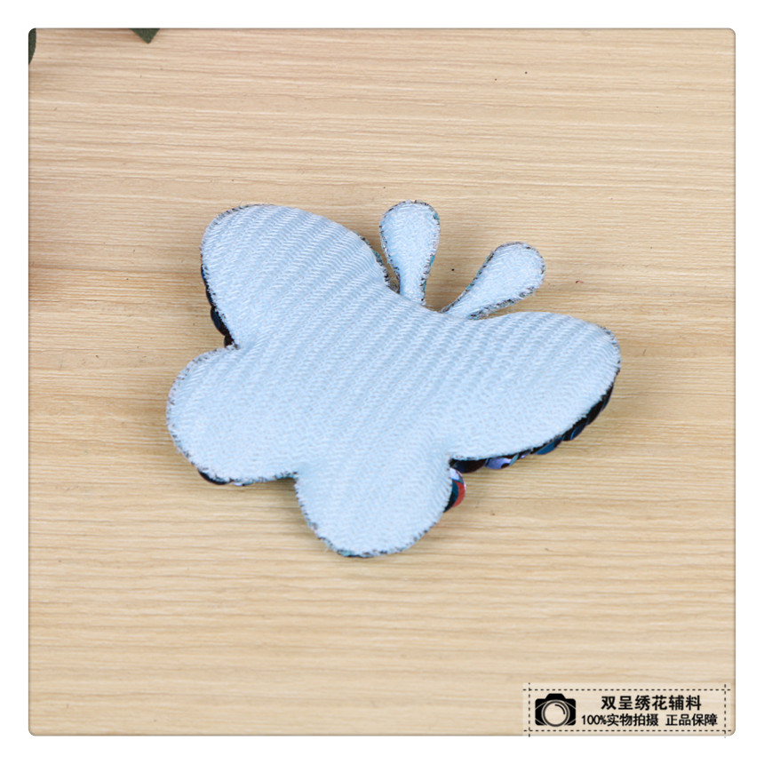 蝴蝶刺绣布贴衣服修补贴DIY装饰补丁贴布服装辅料产品图