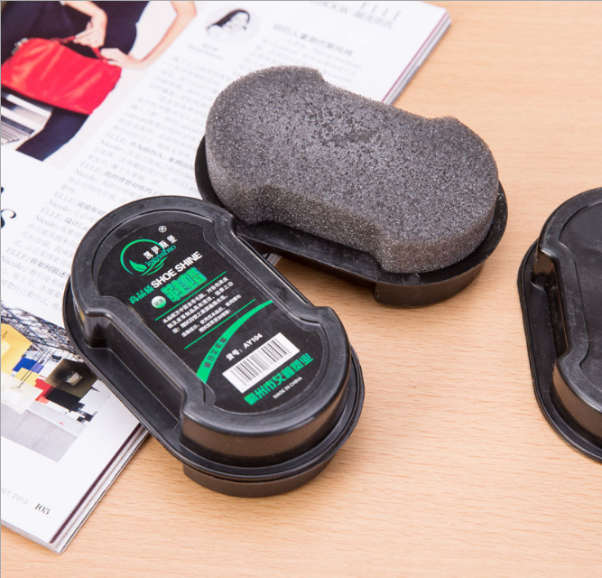 批发多功能海绵双面鞋油无色鞋蜡鞋油擦鞋皮革护理油鞋擦鞋神器