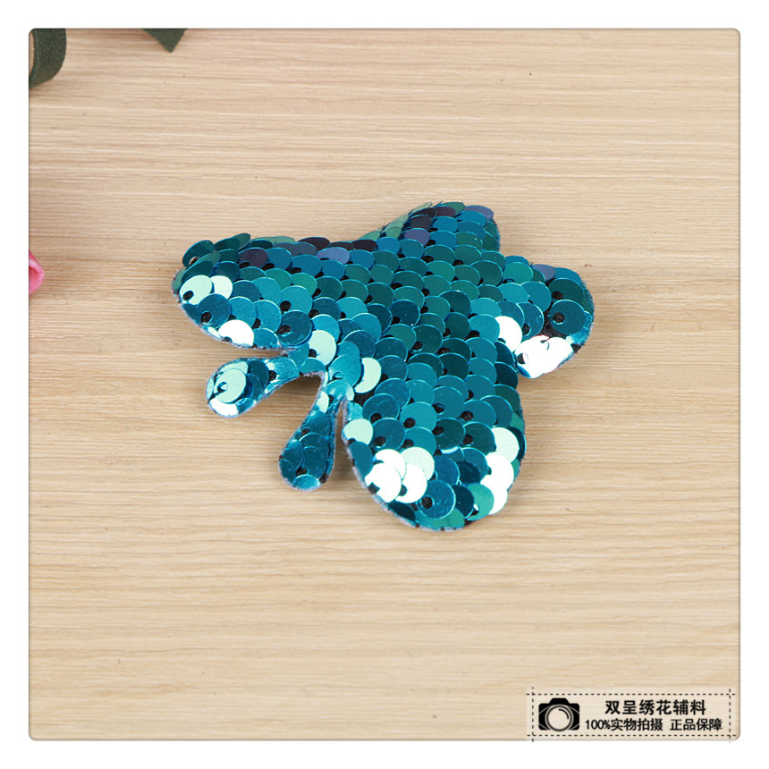 蝴蝶刺绣布贴衣服修补贴DIY装饰补丁贴布服装辅料细节图