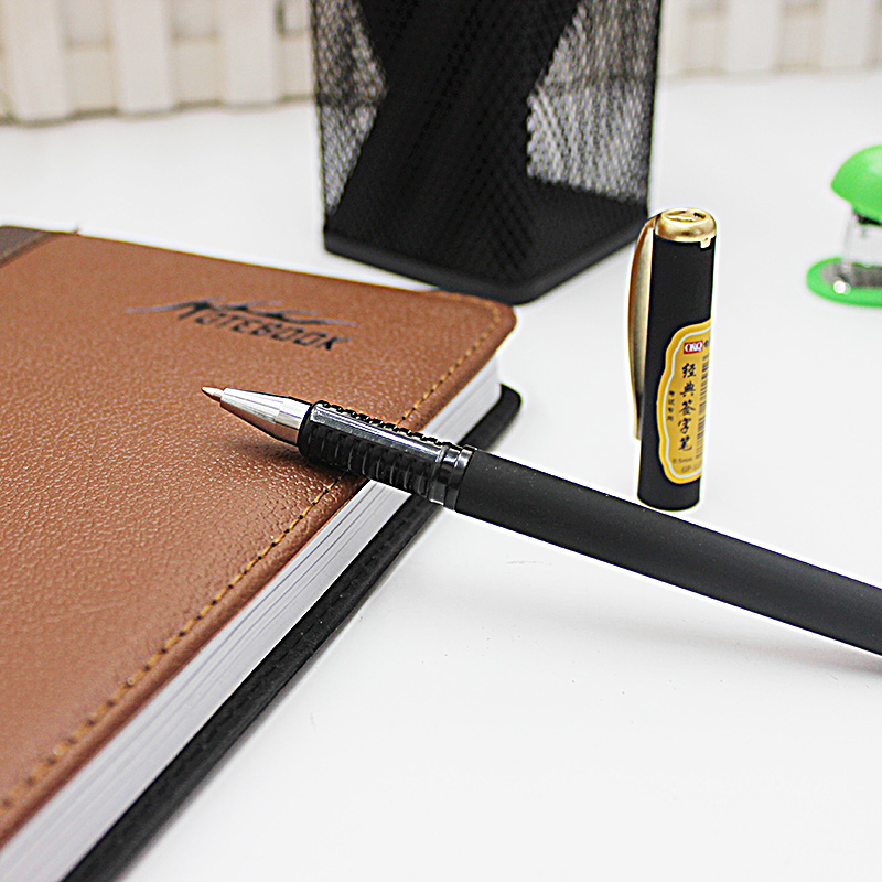 GP-1228 Jinsheng Gel Pen Signature Pen Student Office Bullet Pen Black details Picture