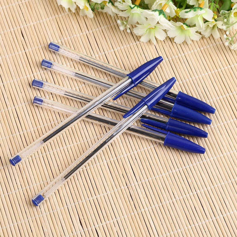 Ballpoint Pen Blue Ballpoint Pen Bullet Handy Rod Plastic Red Black Blue Specification drawing