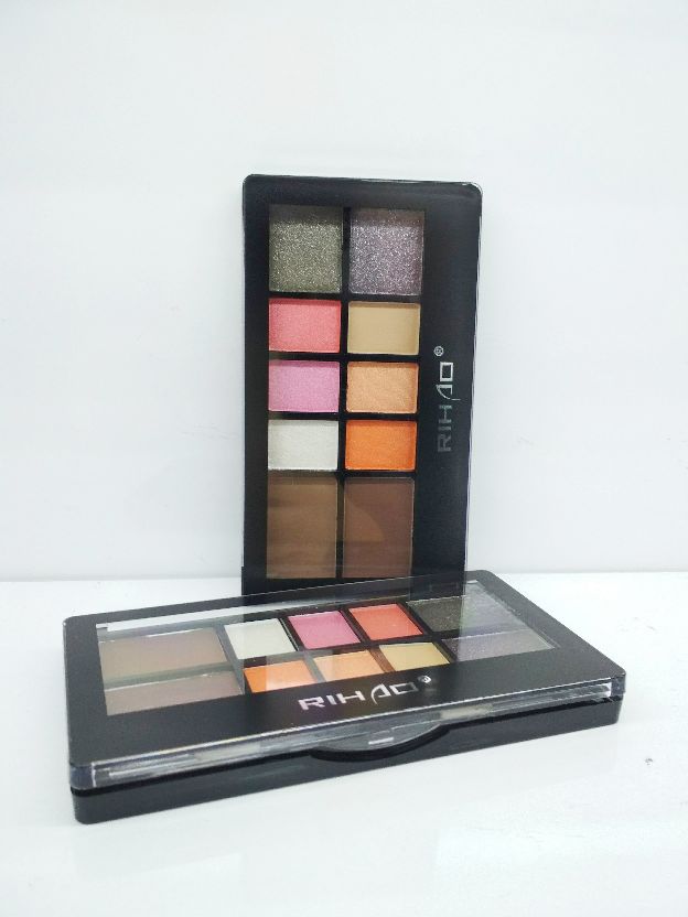 Genuine Nikho 8013 eyeshadow in 10 colors with a brush details Picture