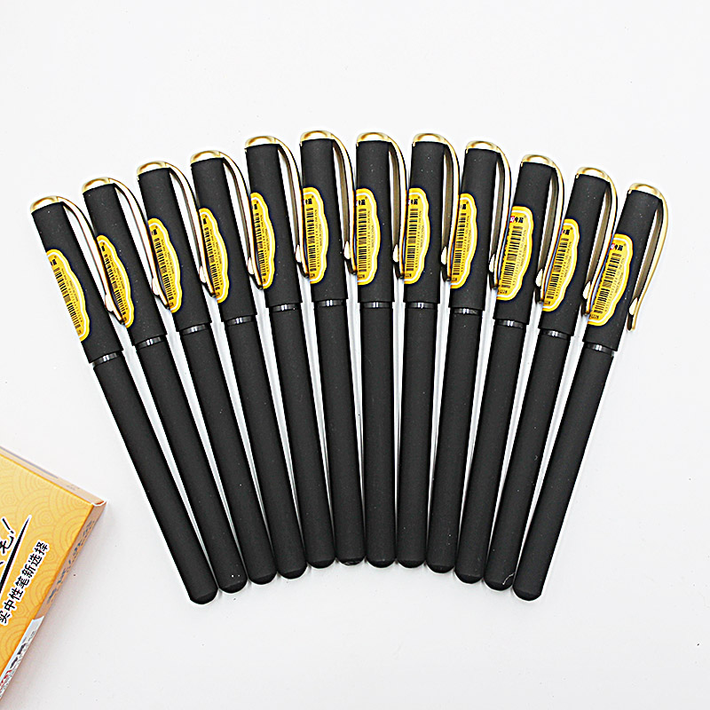 GP-1228 Jinsheng Gel Pen Signature Pen Student Office Bullet Pen Black Application Scenario
