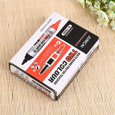 Erasable Whiteboard Pen Double Head Whiteboard Pen Ink Can Be Erasable Large Capacity Water Black Red Blue