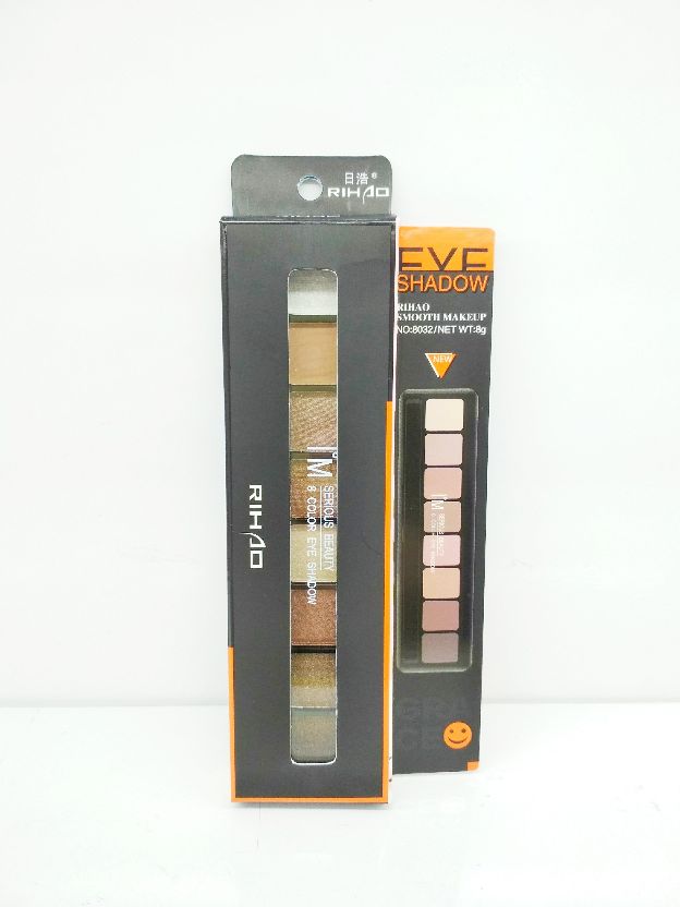 Rihao 8032 eyeshadow 8-color eyeshadow with brush