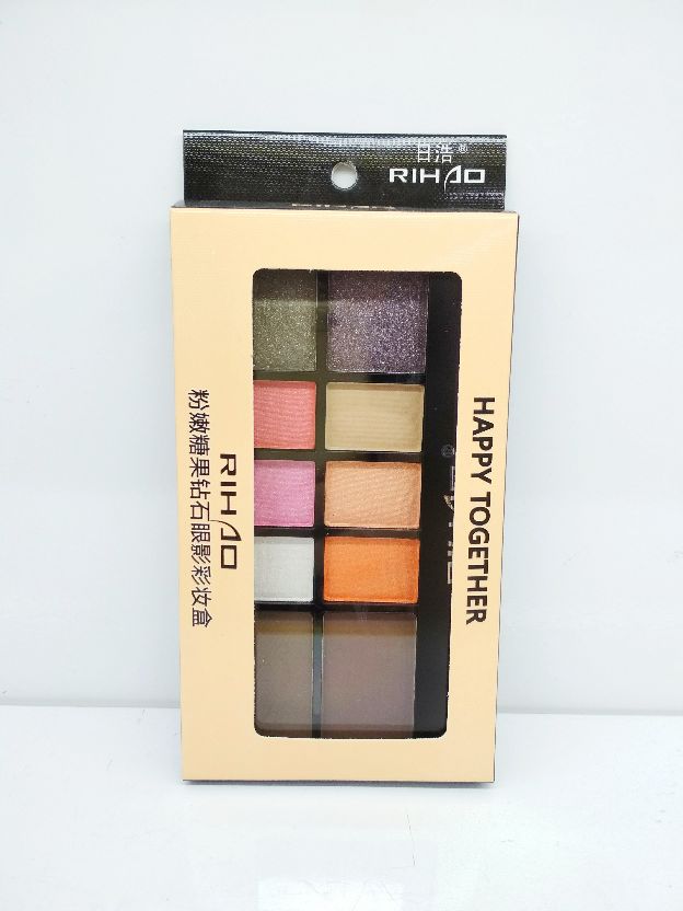 Genuine Nikho 8013 eyeshadow in 10 colors with a brush