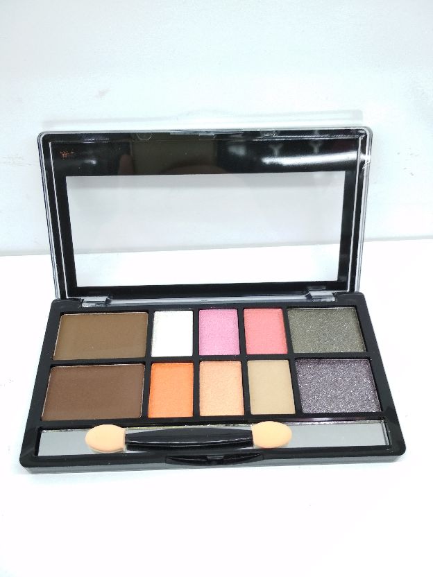 Genuine Nikho 8013 eyeshadow in 10 colors with a brush Specification image