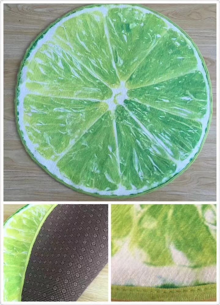 The new best-selling Dornier floor mat, round floor mat, 3D color-printed floor mat with a round shape Application Scenario