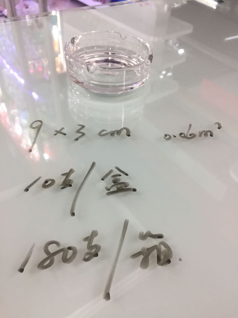 家用玻璃迷你透明万宝路烟灰缸细节图