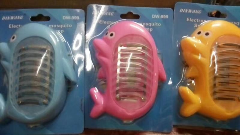 Fish-shaped DINWANG photocatalyst mosquito killer lamp, electric shock type 999 baby and maternal product