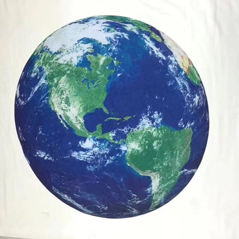 The new best-selling Dornier floor mat, round floor mat, 3D color-printed floor mat with a round shape full figure