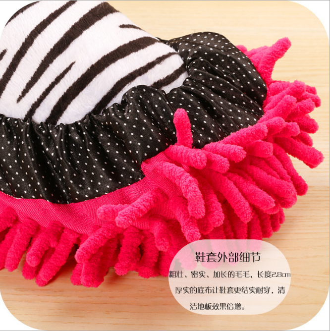 批发懒人擦地鞋套厂家直销雪尼尔懒人拖把头套拖地鞋套多色可选细节图