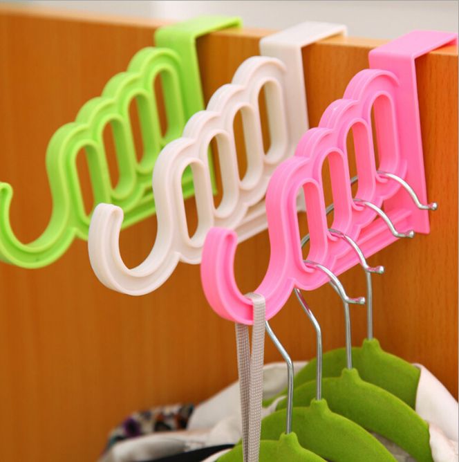 Colorful door-back hook, candy-colored, seamless, nail-free coat rack, multi-functional door-back hook/coat hook details Picture