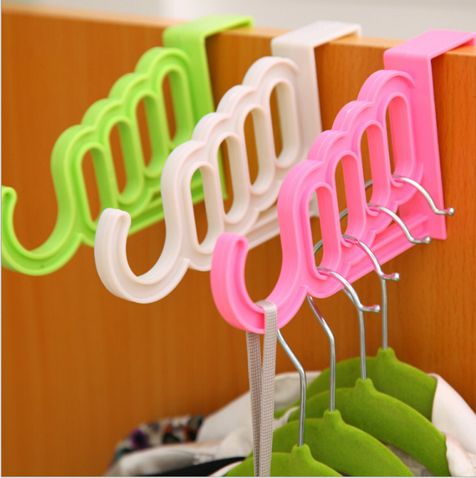 Colorful door-back hook, candy-colored, seamless, nail-free coat rack, multi-functional door-back hook/coat hook
