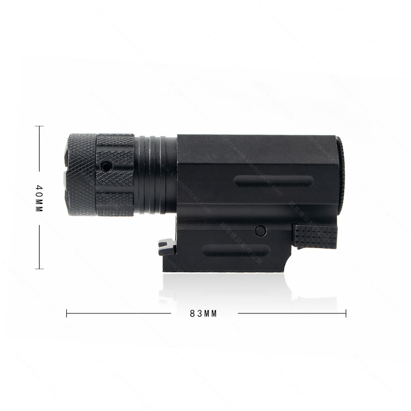 Hang the green laser sight under 20mm wide Application Scenario