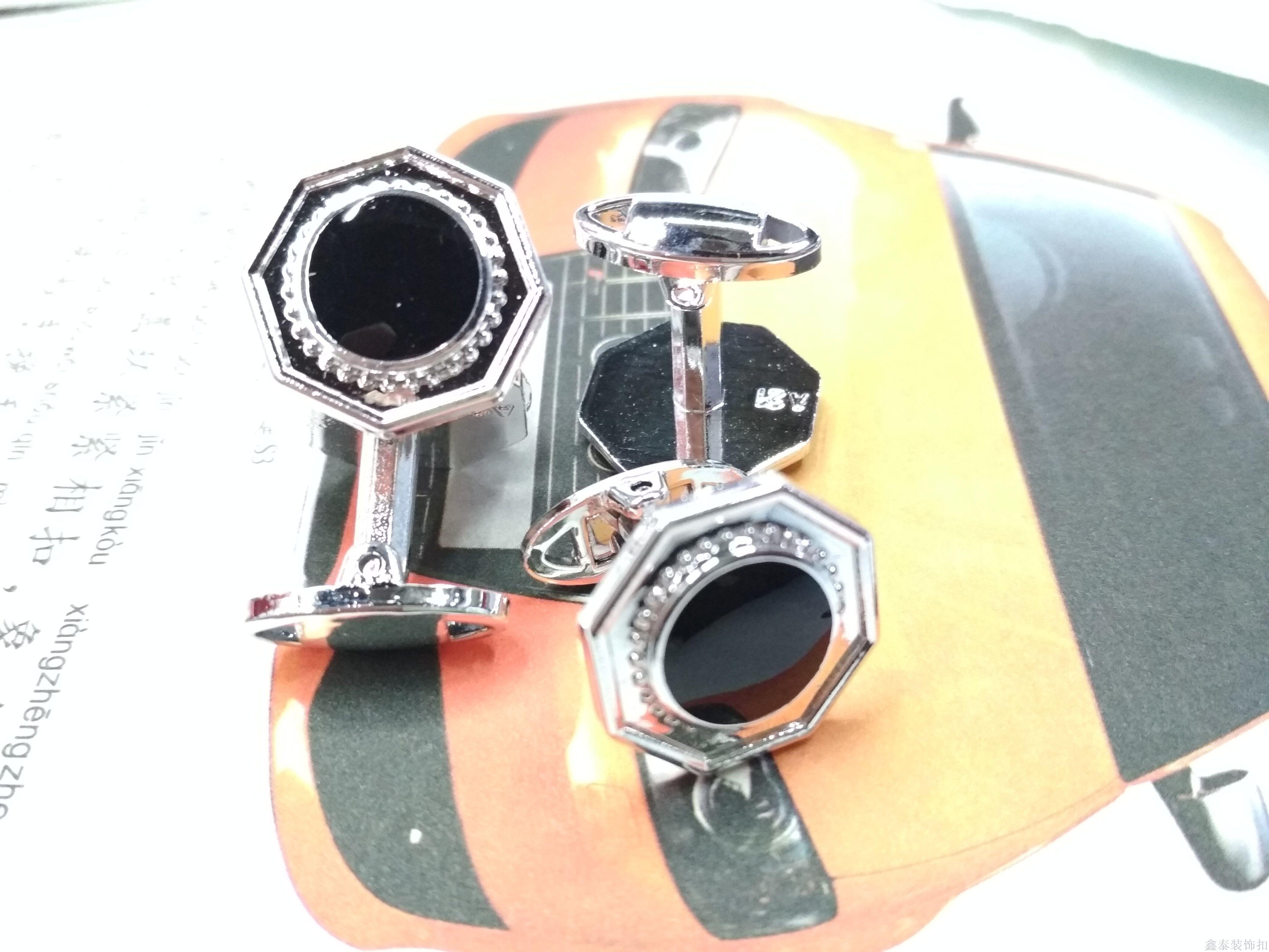 Cufflinks (plastic ABS) electroplated cufflinks thumbnail