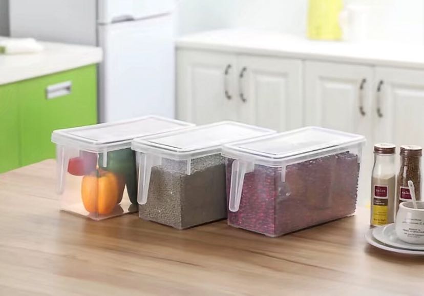 Wholesale refrigerator storage boxes, drawer-type fresh-keeping boxes, food freezing boxes, and kitchen storage boxes Application Scenario