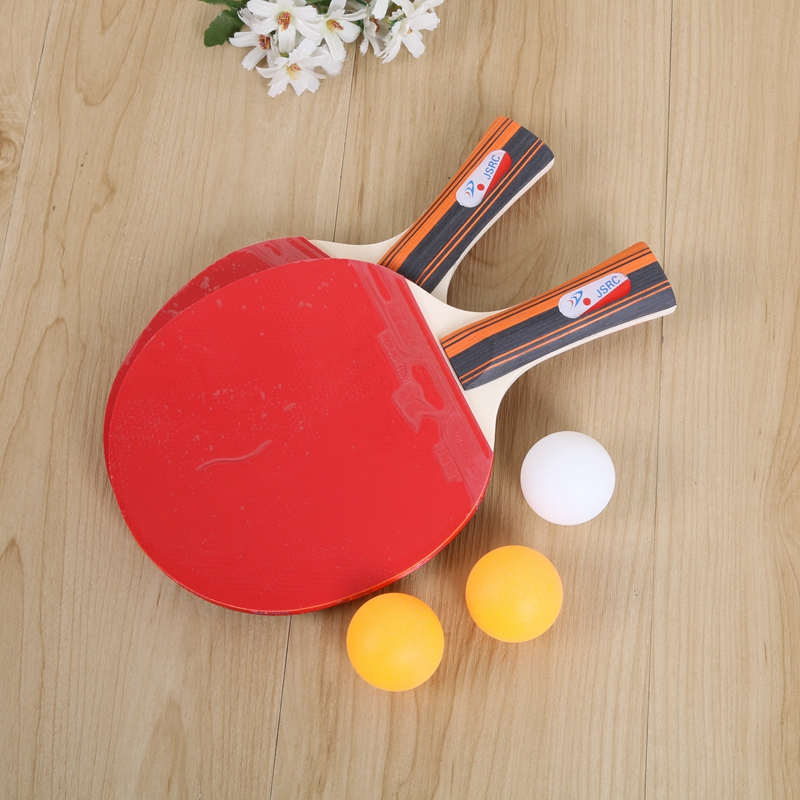 厂家直销乒乓球拍双拍 插卡乒乓球拍 两只装 儿童训练乒乓球拍细节图