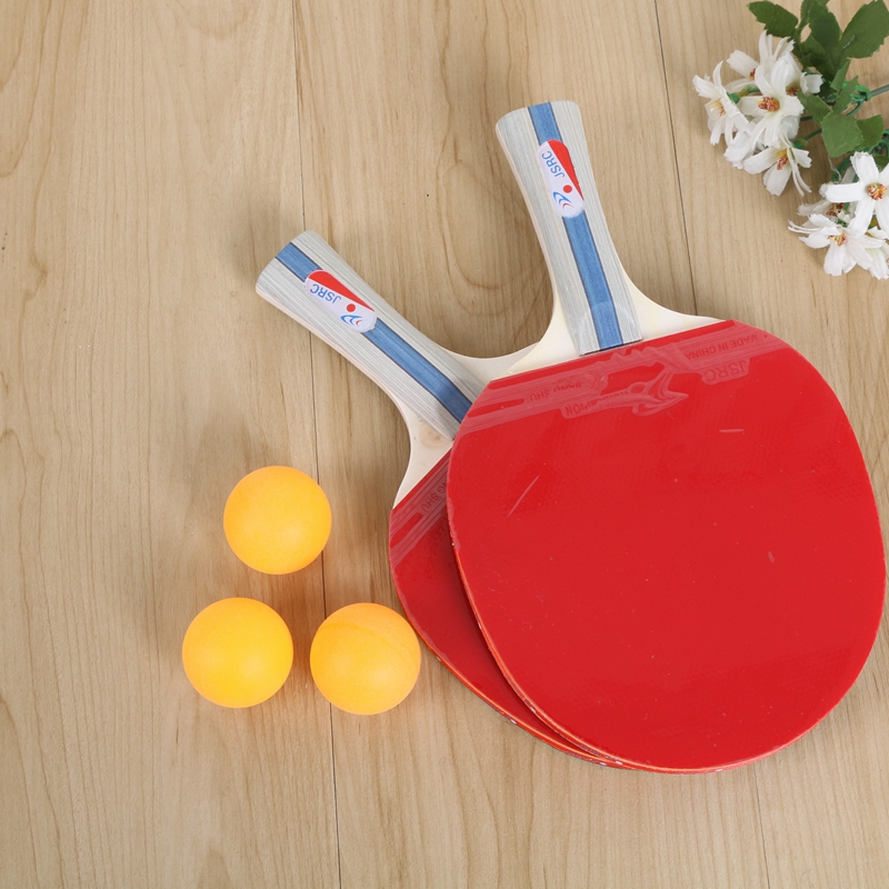 横拍直拍乒乓球拍成品双拍兵乓2只拍套包3个球细节图