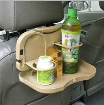 汽车用可折叠餐桌 饮料架汽车自驾游/多功能餐盘/椅背餐台