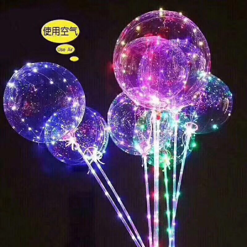 LED透明波波球彩灯 气球波波球灯串2米20灯3米30灯