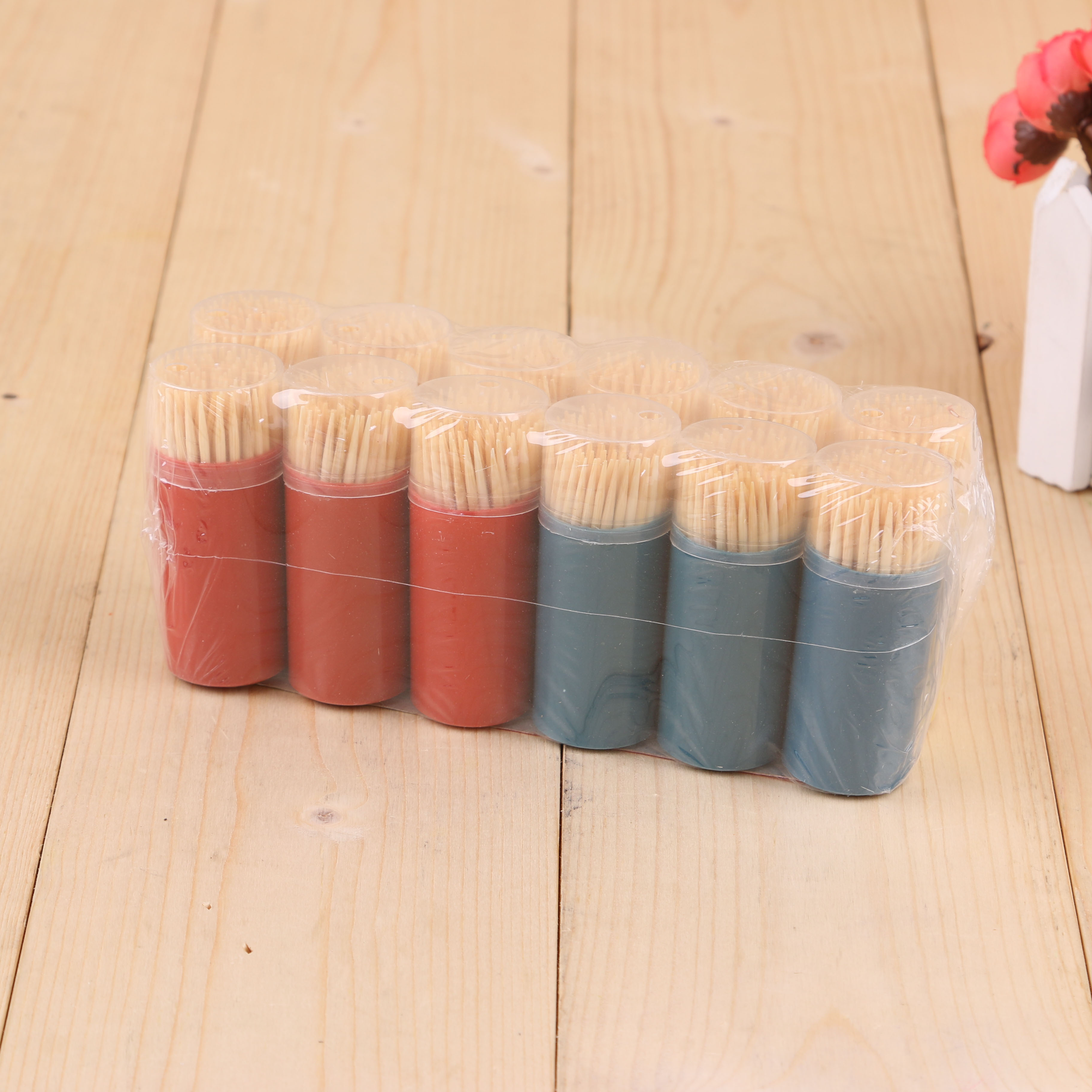 一次性制木牙签便携牙签单尖双尖牙签细头水果签酒店餐厅小彩牙签