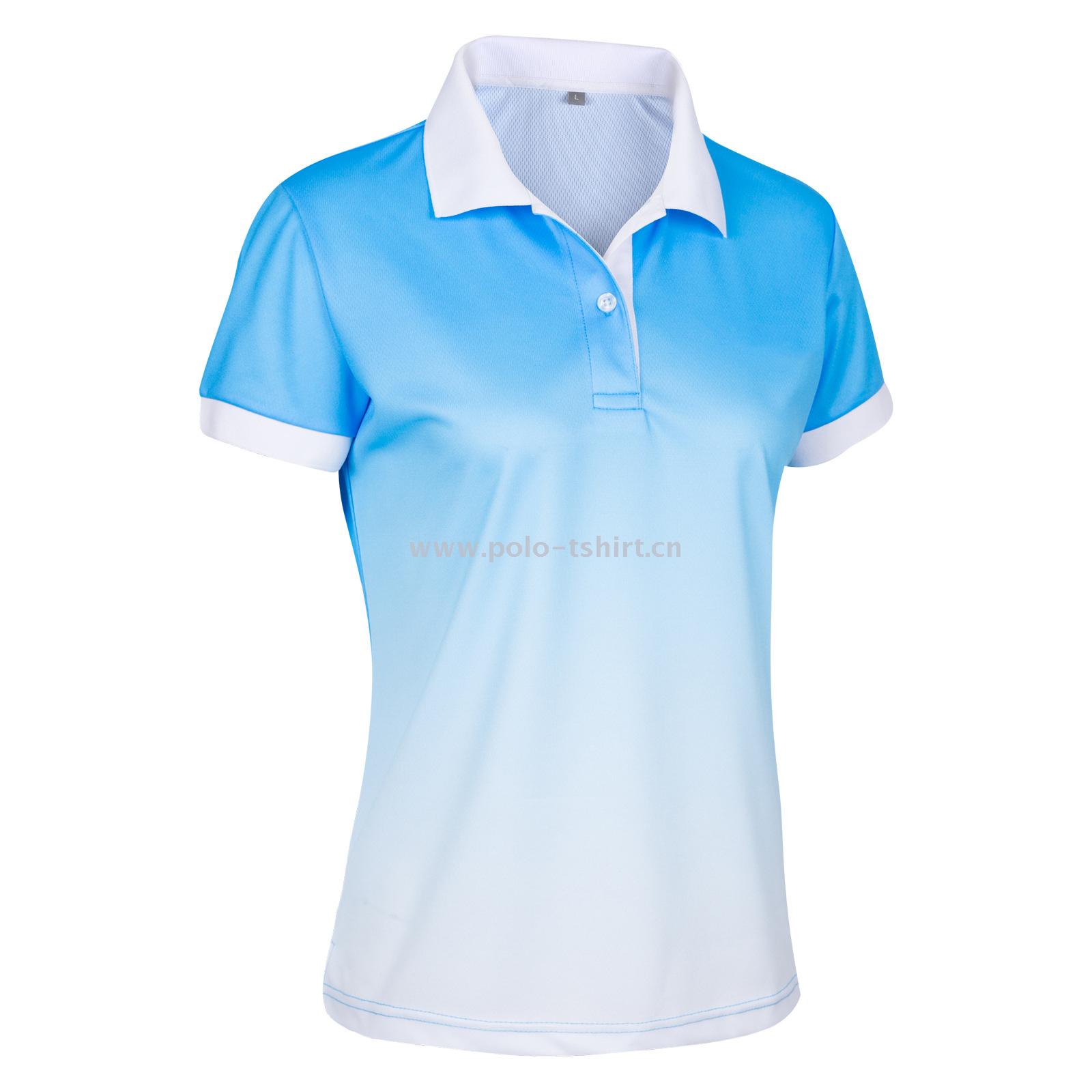 数码印花企业工作服翻领POLO衫 圆领T恤广告衫 热升华