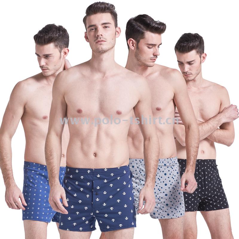 Ultralow pants woven boxers 100% cotton printed boxers Hot pants Fashion home big shorts