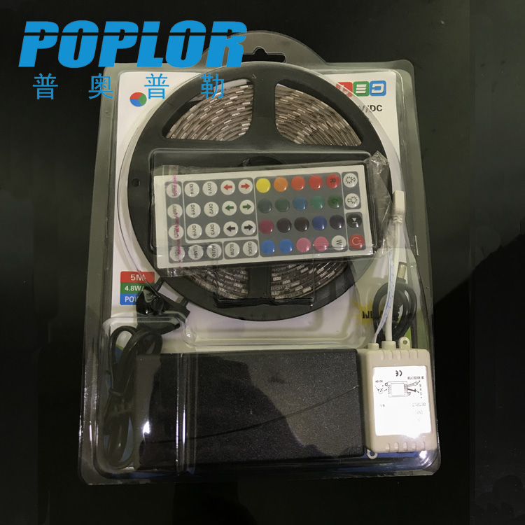LED soft light with 5050 set 44 key RGB light strip 12V m 60 beads waterproof