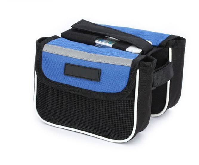 Bicycle bag, mountain bike three-in-one, saddle bag, front beam bag, upper pipe bag/Bicycle riding equipment set Application Scenario
