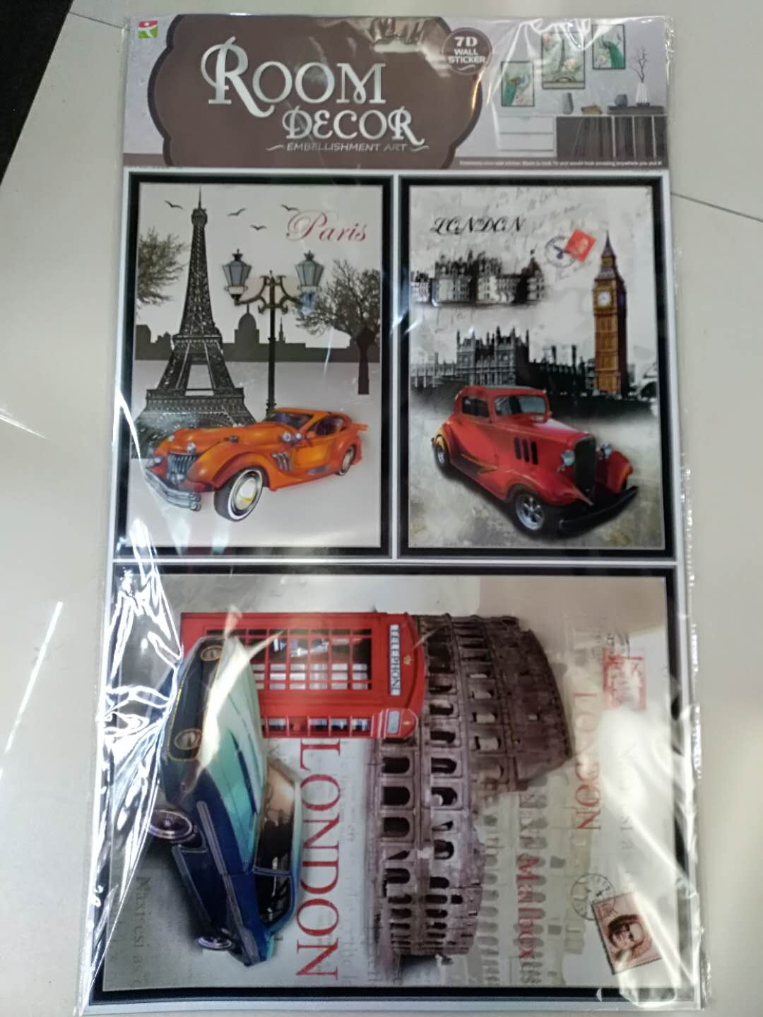 创意贴纸实物图