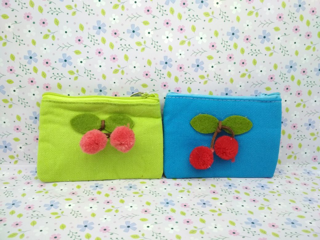 Cherry one-piece coin purse details Picture