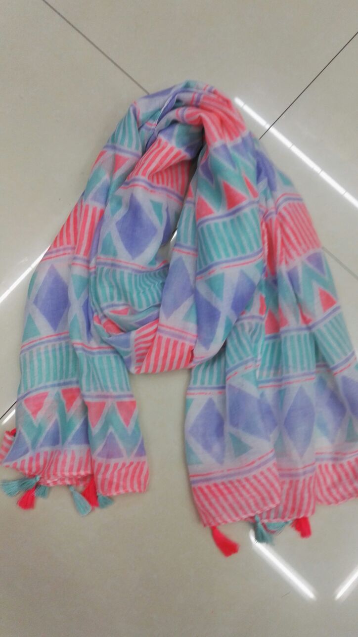 New Women's Scarf Spring And Autumn New National Wind Light Long Scarf With Beard details Picture