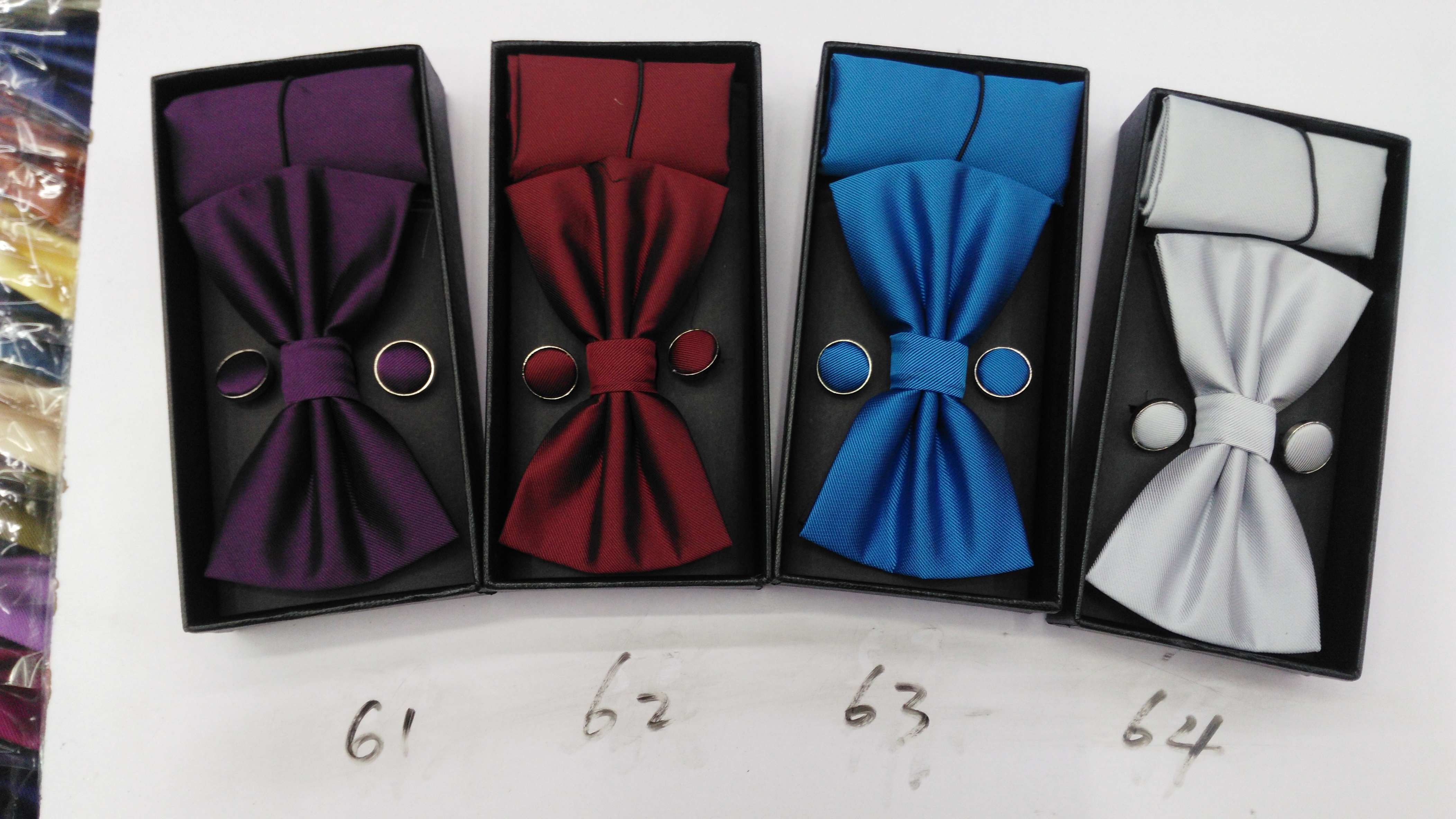 Bow tie polyester fabric clothing accessories
