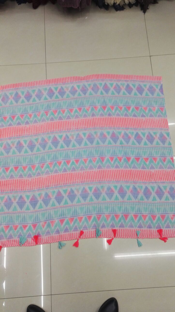New Women's Scarf Spring And Autumn New National Wind Light Long Scarf With Beard