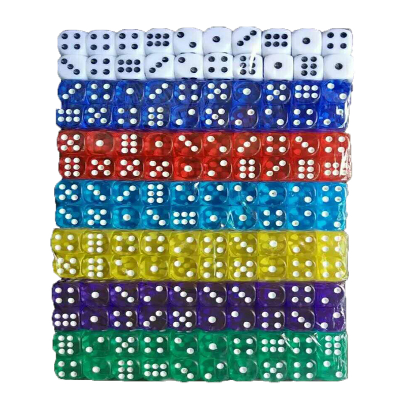 骰子 全新料亚克力彩色透明骰子 可加工定制厂家直销量大从优图