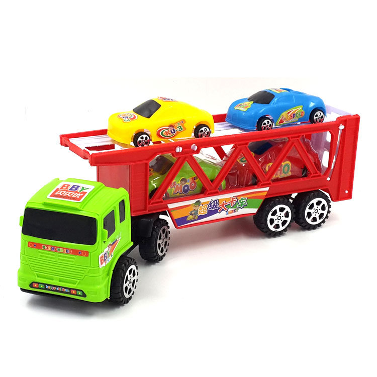 儿童玩具拖车地摊玩具批惯性车婴儿宝宝卡通玩具