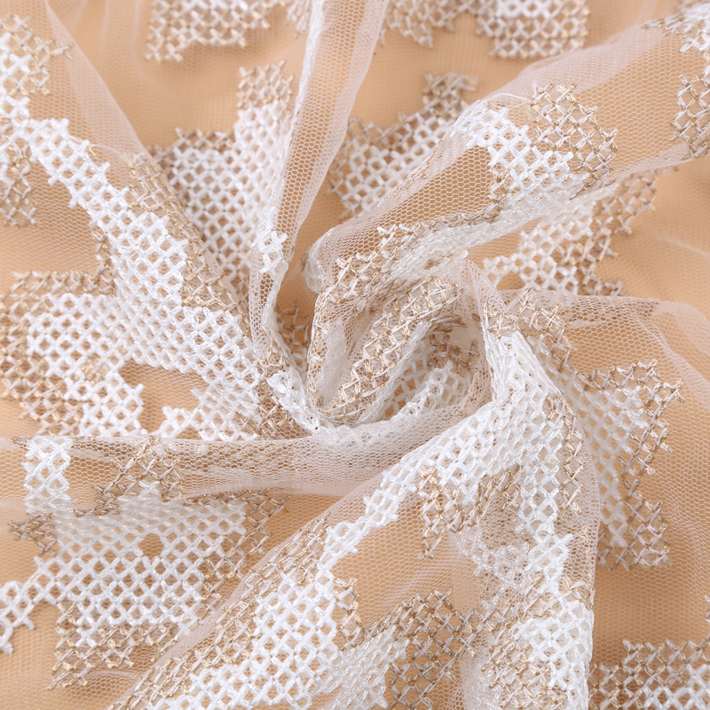Five-Pointed Star Color Block Pattern Translucent Full Width Of Water-Soluble Embroidery Lace Pingyang Liyuan Lace Ribbon Produced Specification drawing