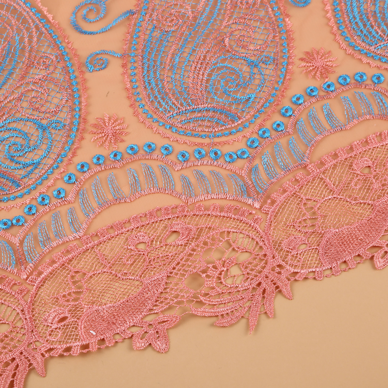 Multicolor Gauze Lace Lace Water Soluble Embroidery Lace Bow Tiara Wedding Lace Accessories details Picture