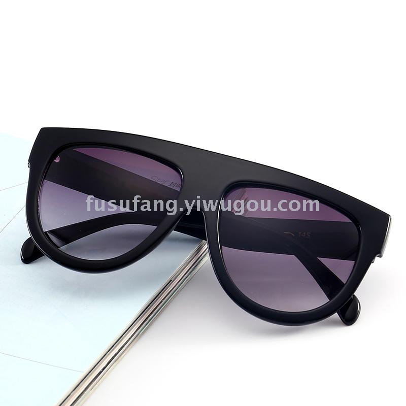 现货欧美时尚太阳镜 韩版平板眼镜 复古太阳眼镜 6817详情图2