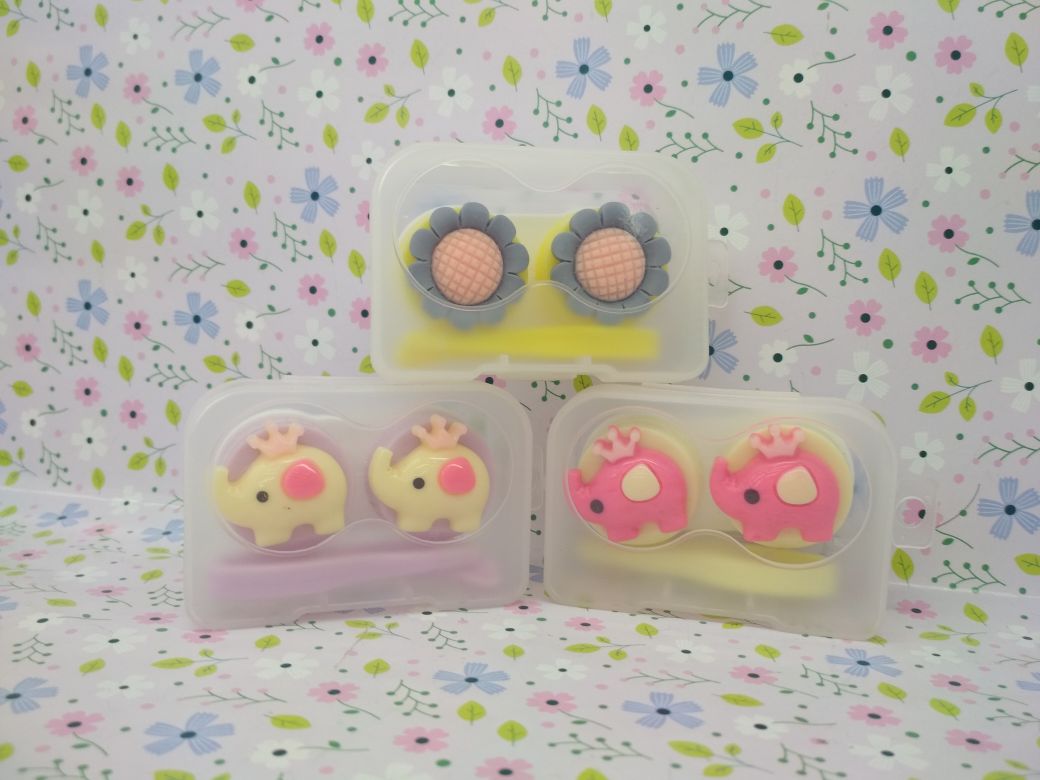 透明隐形眼镜盒 美瞳盒眼镜盒 透明盒