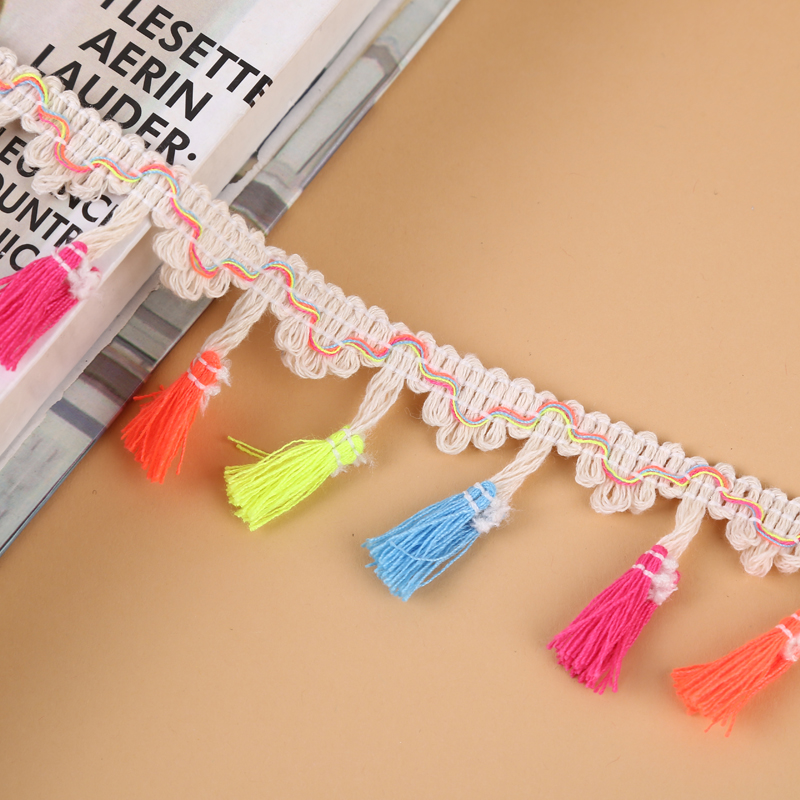 Manufacturers Direct Unilateral Multi-Color Fringe Row Lace Garment Garment Handmade Diy Accessories