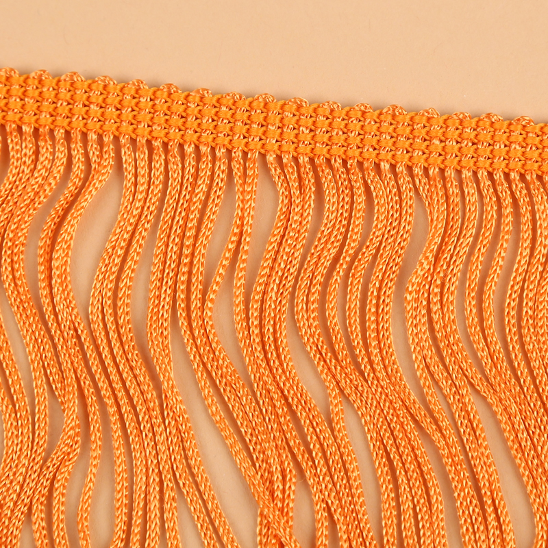 Solid Color Rule 7 Cm Wide Rayon Fringe Row Lace Garment Garment Accessories Color Style Specification drawing