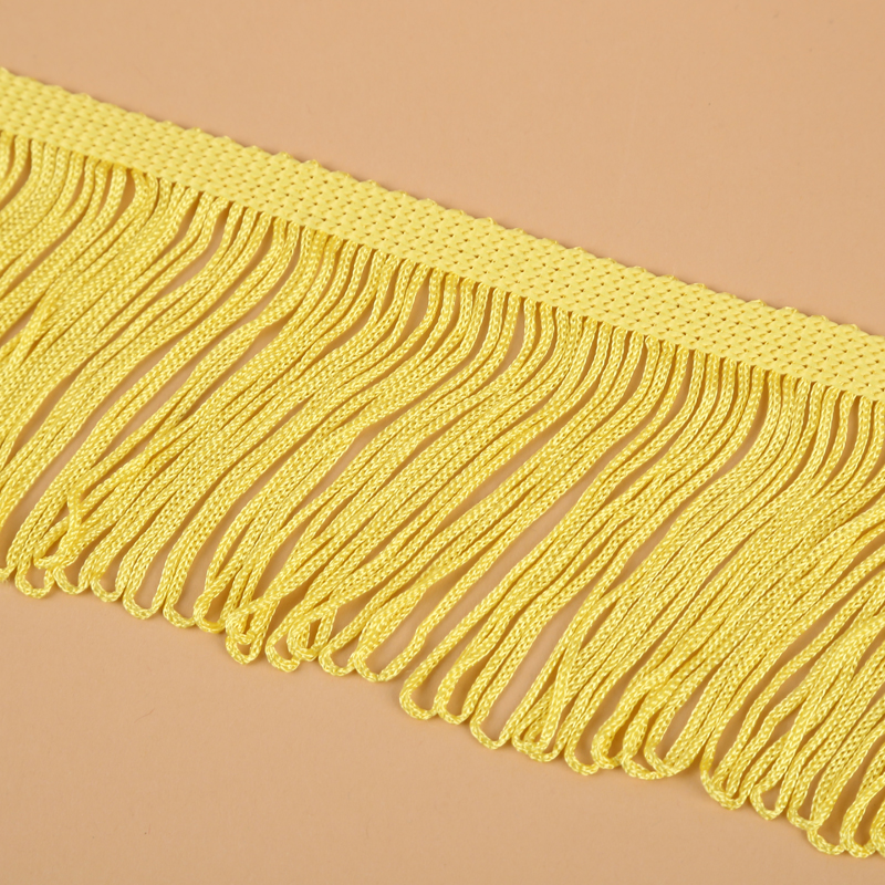 Solid Color Rule 7 Cm Wide Rayon Fringe Row Lace Garment Garment Accessories Color Style details Picture