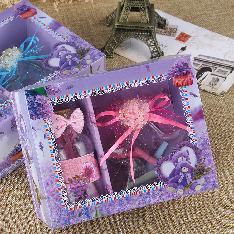 许愿瓶铁塔闪光礼盒时尚高档li礼品玻璃工艺品十元精品批发