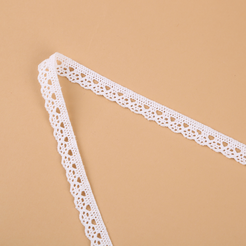 1.3Cm Size White Cotton Lace Pure Cotton Hollow Mesh Hat Garment Accessories details Picture
